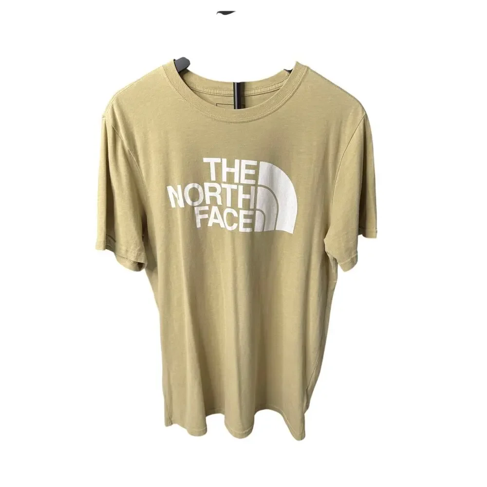 The North Face Tan Graphic Logo Tee Medium Gorpcore